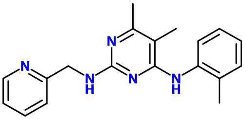 (图片) MC004711 5,6-Dimethyl-MePh-pyridinylmethylpyrimidine-2,4-diamine